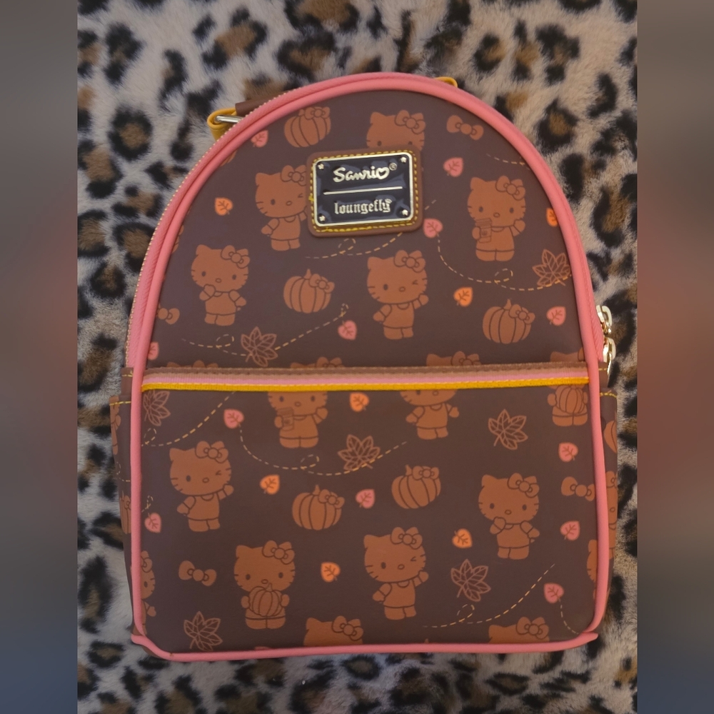 Loungefly Hello Kitty Pumpkin Spice Backpack